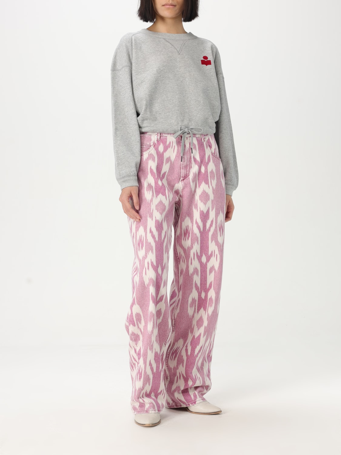 ISABEL MARANT ETOILE SWEATSHIRT: Sweater woman Isabel Marant Etoile, Grey - Img 2