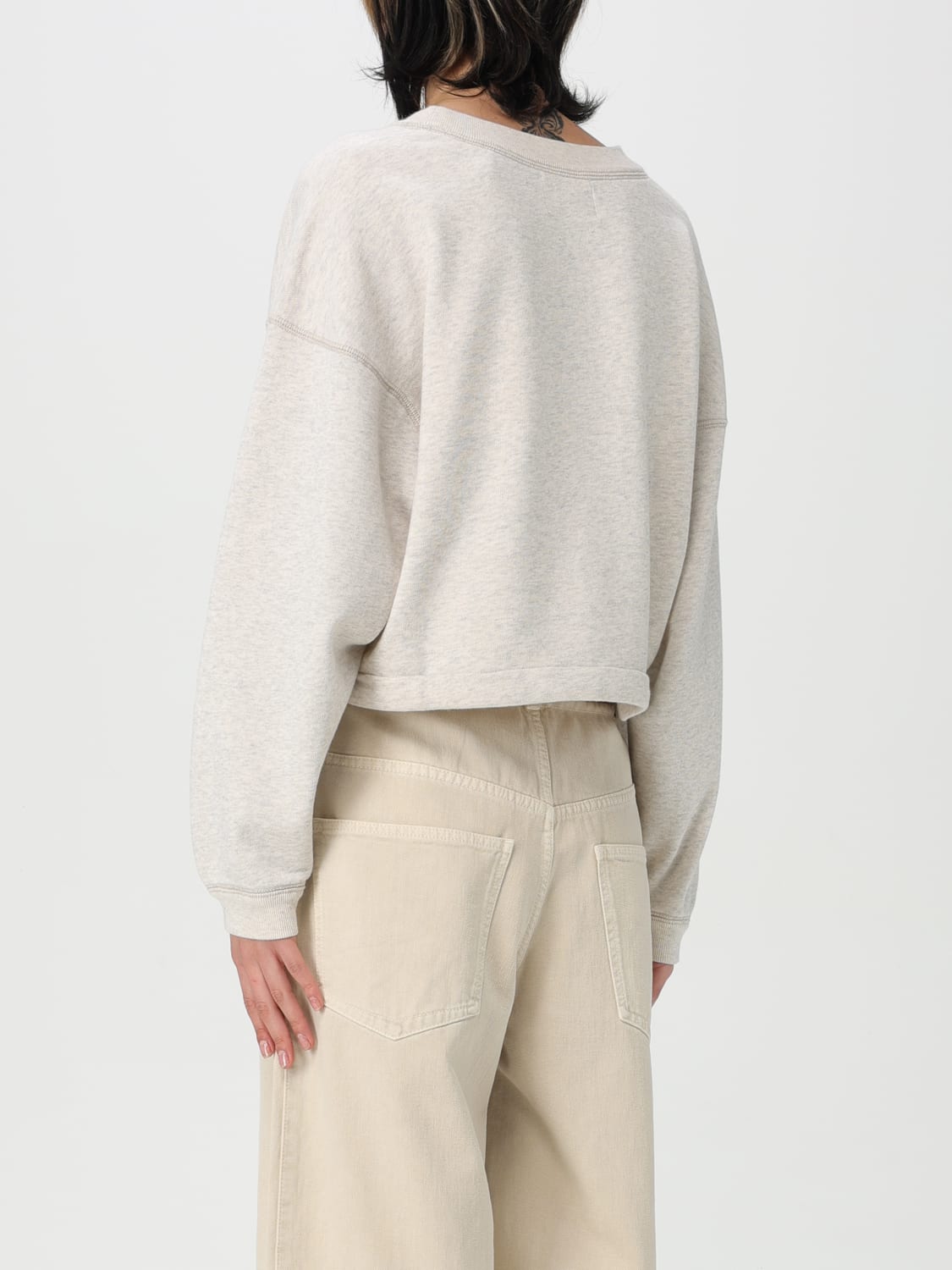 ISABEL MARANT ETOILE SWEATSHIRT: Sweater woman Isabel Marant Etoile, Beige - Img 2
