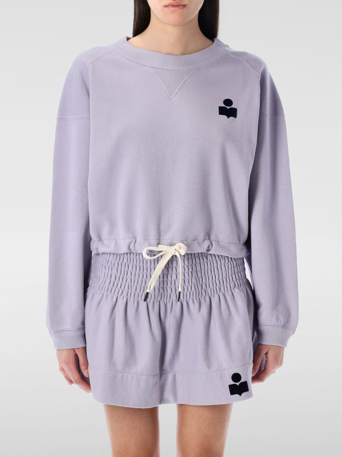 その他 ISABEL MARANT ETOILE MARGO FLEECE (SW0005FAA1M07E GYIB) ISABEL MARANT ETOILE: Sweater woman - Lilac | Isabel Marant