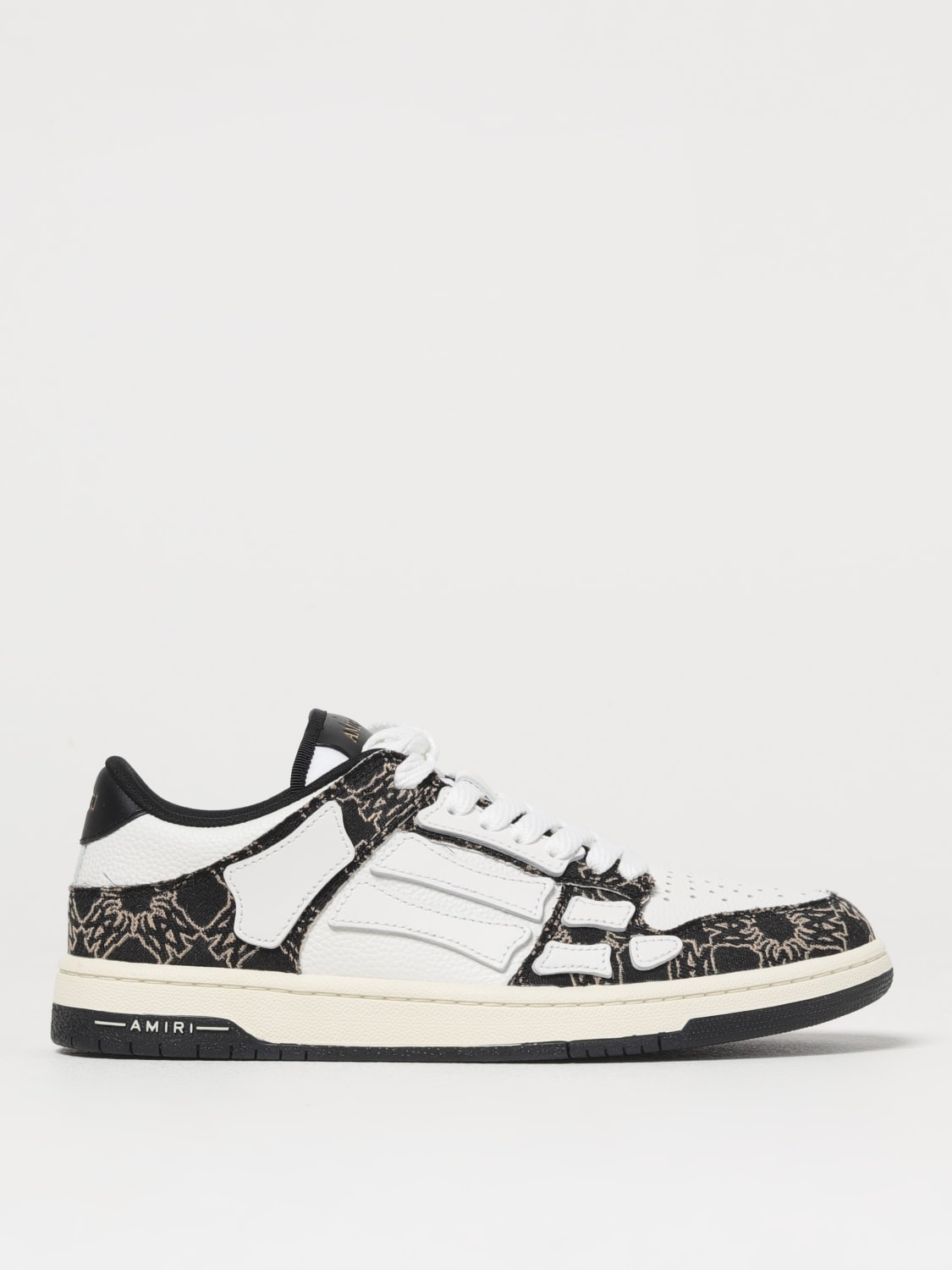 スニーカー AMIRI SNEAKER (AMFOSR1111 BLACK) AMIRI Sneaker Skel Top Low black in leather and suede
