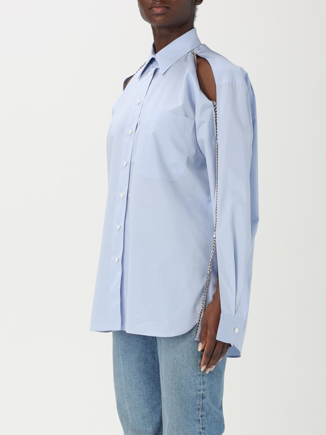 STELLA MCCARTNEY CAMISA: Top mujer Stella McCartney, Azul Oscuro - Img 4