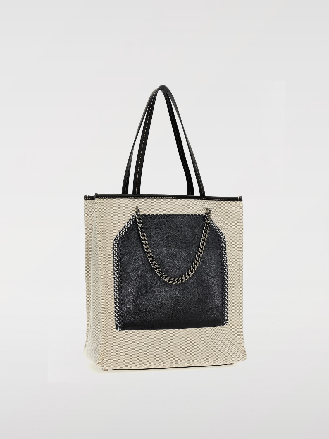 ショルダーバッグ・ポシェット STELLA MCCARTNEY Woman Shoulder bag White 7B0133WP0515 1000 Stella McCartney - Perforated Logo Shoulder Bag in Pure White