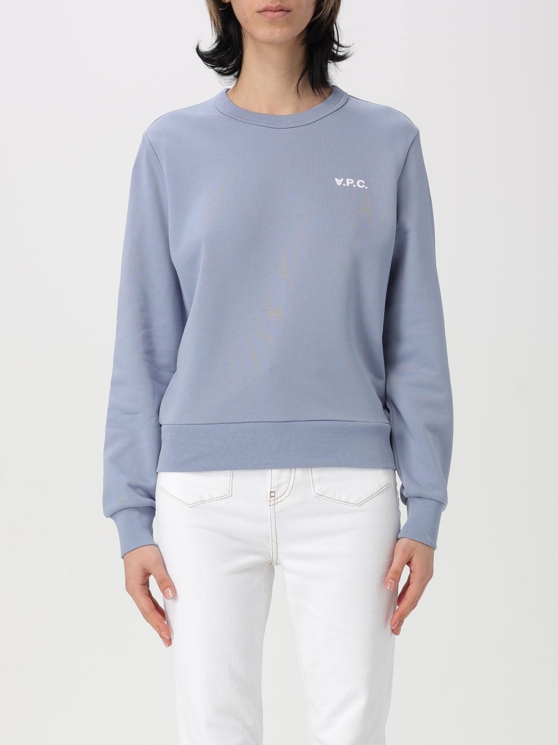 A.P.C. SWEATSHIRT: Pullover damen A.P.C., Blau - Img 1