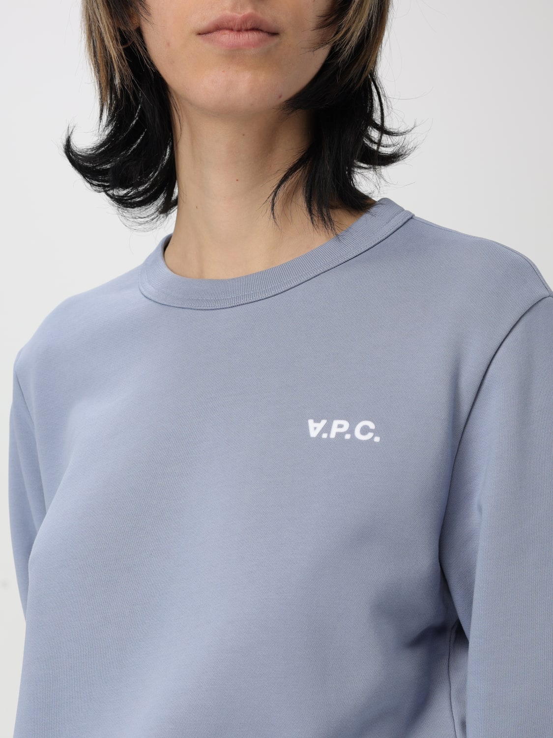 A.P.C. SWEATSHIRT: Pullover damen A.P.C., Blau - Img 3