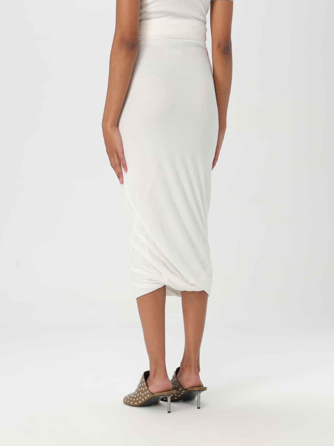 JIL SANDER GONNA: Gonna Jil Sander in maglia , Bianco - Img 3