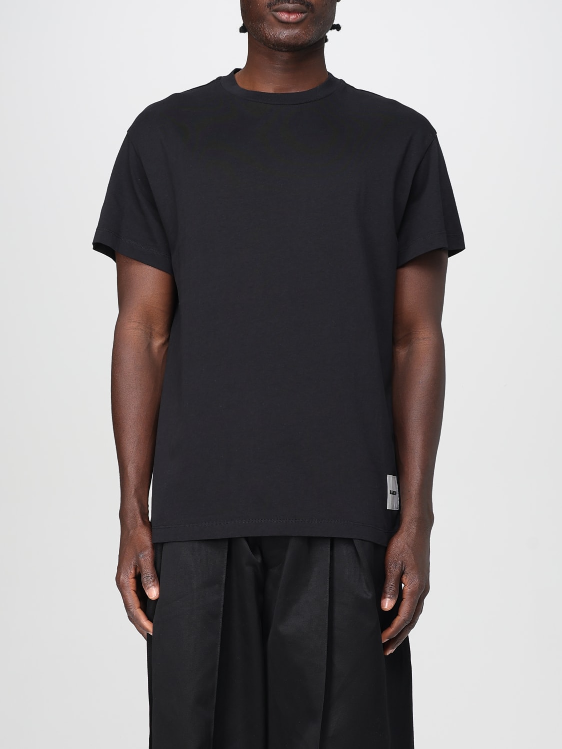 Tシャツ・カットソー Jil Sander Black cotton t-shirt set (J40GC0002J45048 001) JIL SANDER: T-shirt woman - Black | Jil Sander t-shirt