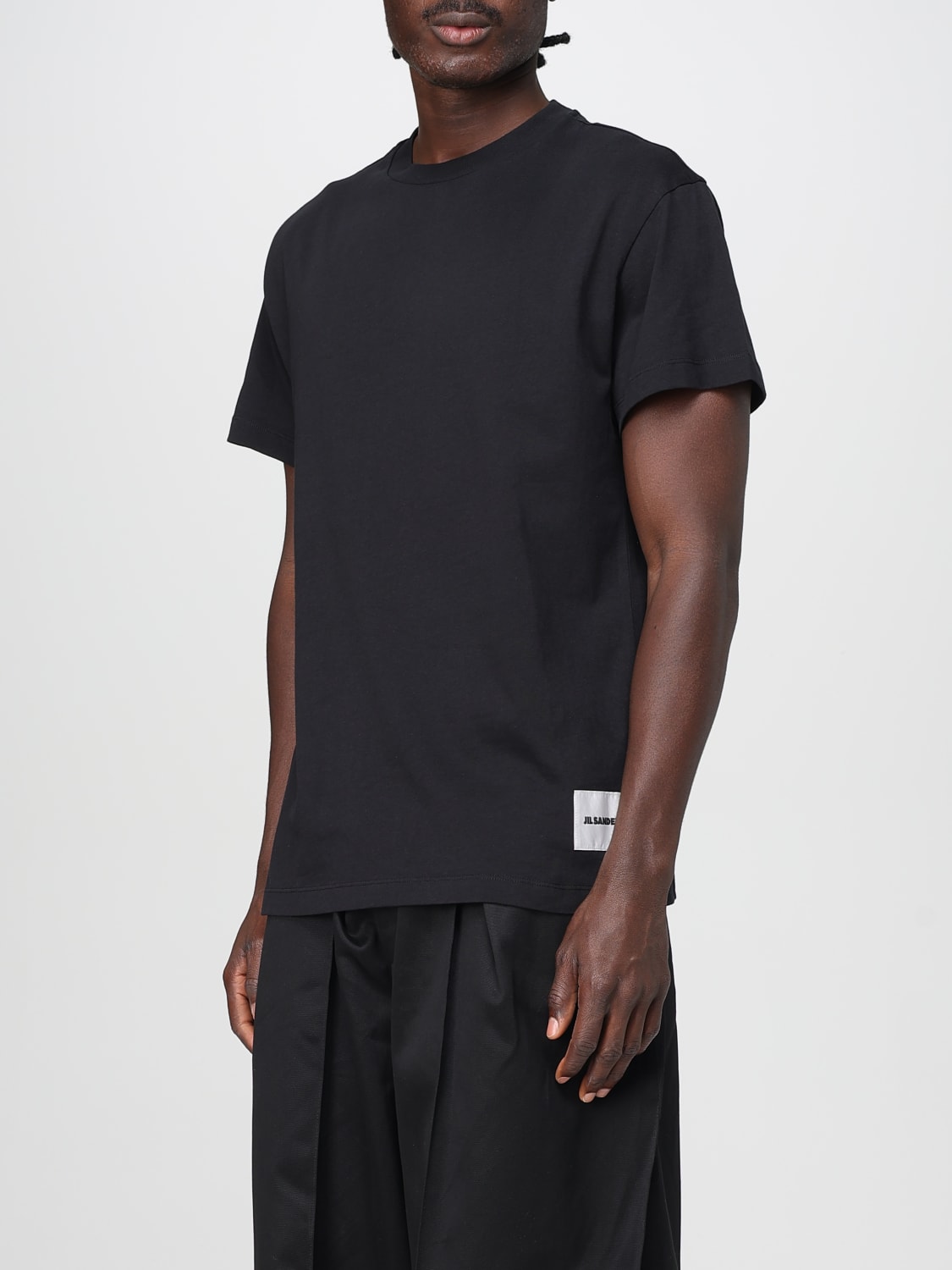 JIL SANDER: T-shirt men - Black | Jil Sander t-shirt