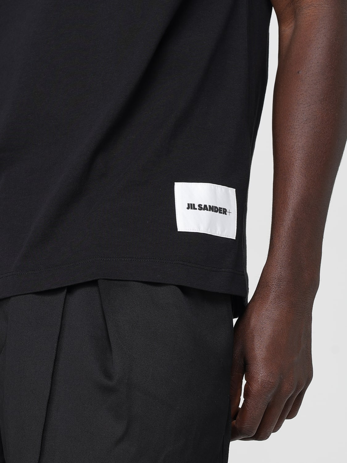 JIL SANDER: T-shirt men - Black | Jil Sander t-shirt