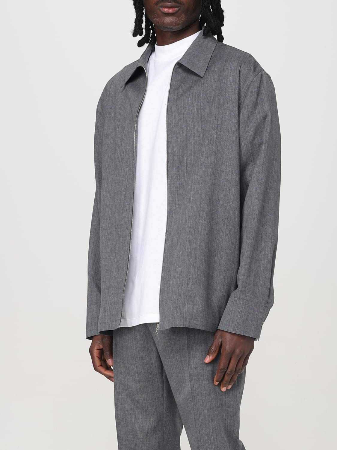 Tシャツ・カットソー JIL SANDER Men T Shirts J22FV0112JTN376 Grey JIL SANDER: Shirt men - Grey | Jil Sander jacket
