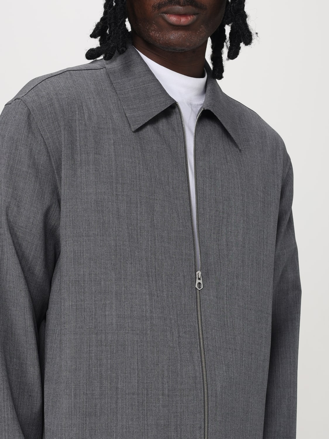 ジャケット Jil Sander Jil Sander + Long Sleeves 152 Polo J Merino Blend Knitted Long-Sleeve Polo Shirt | UNIQLO US