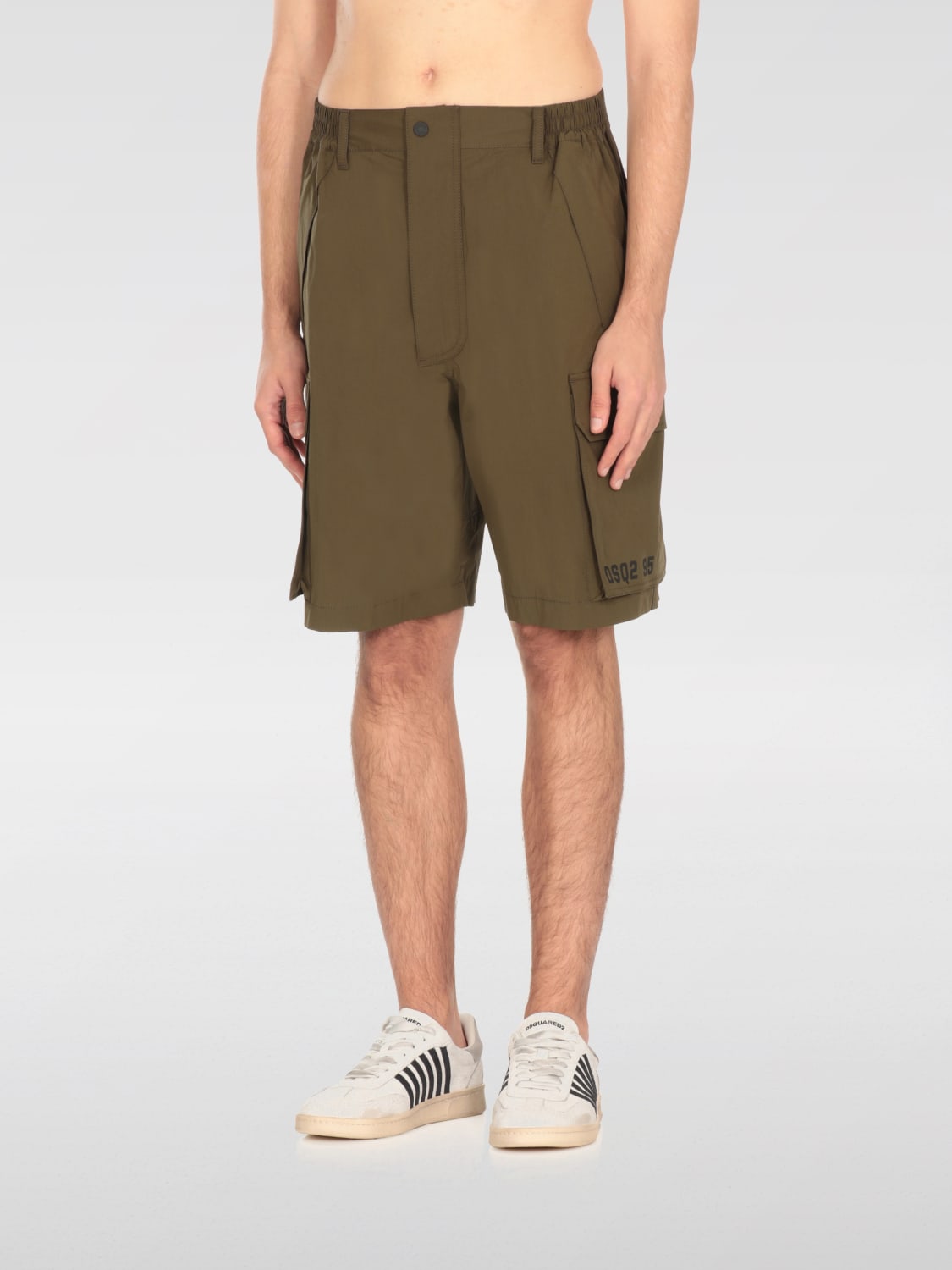 DSQUARED2 SHORTS: Short men Dsquared2, Green - Img 1