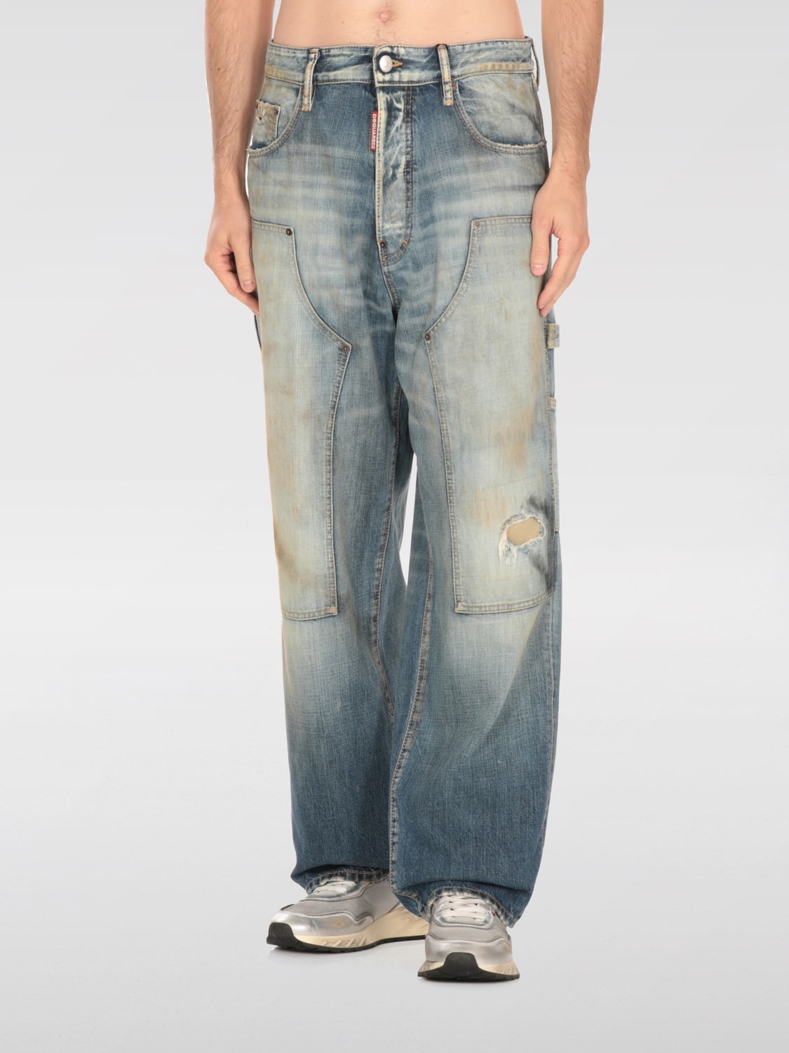 DSQUARED2 JEANS: Jeans men Dsquared2, Blue - Img 1