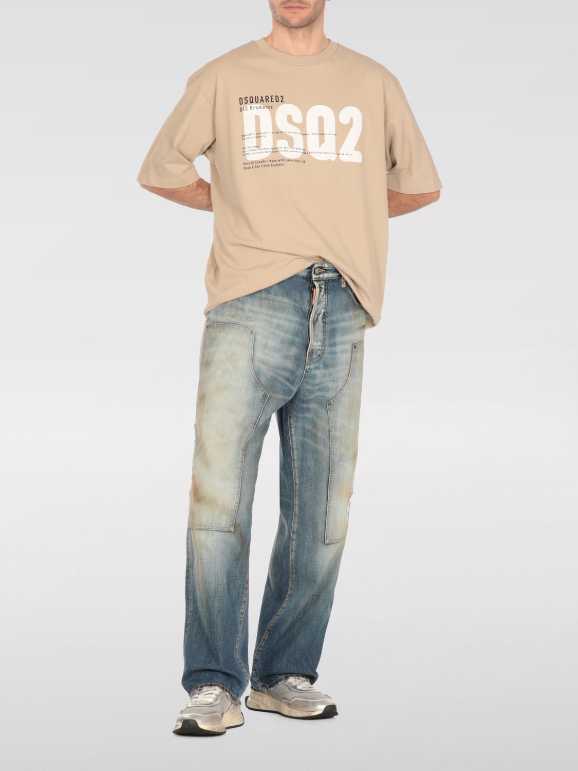 DSQUARED2 JEANS: Jeans men Dsquared2, Blue - Img 2