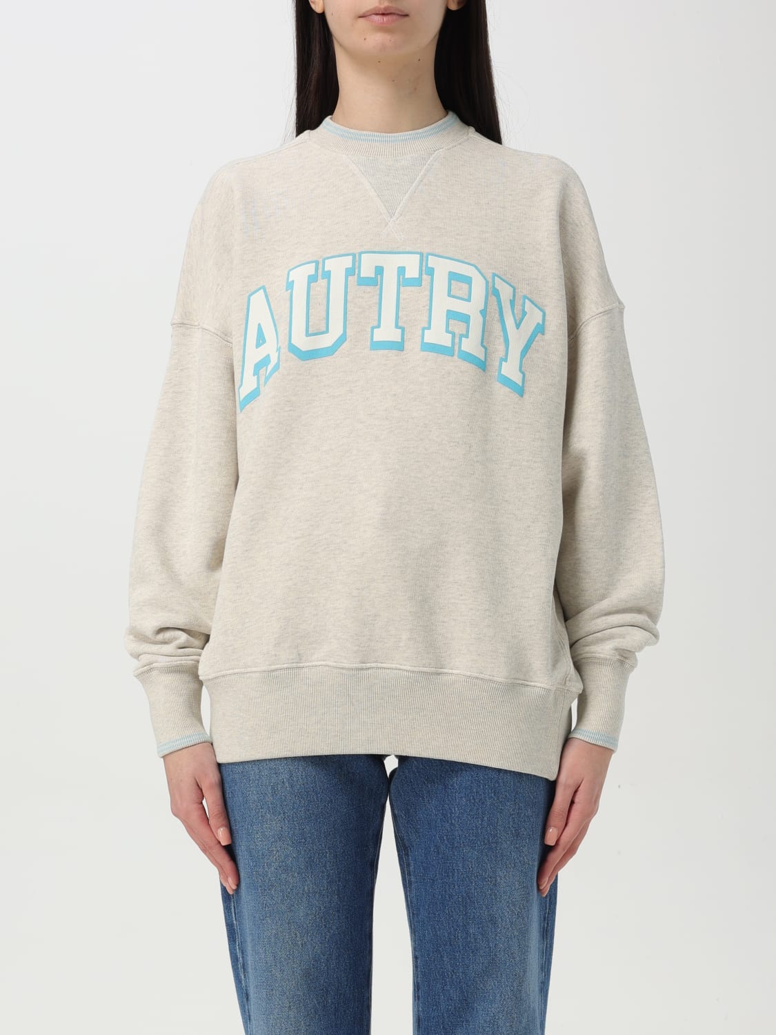 AUTRY SWEATSHIRT: Pullover damen Autry, Grau - Img 1