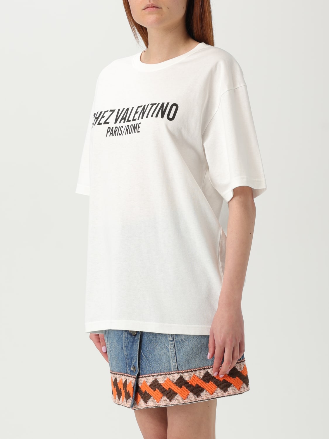 Tシャツ・カットソー VALENTINO Woman T-Shirt Ivory 6B3MG24Q95W A03 VALENTINO: T-shirt woman - Ivory | Valentino t-shirt