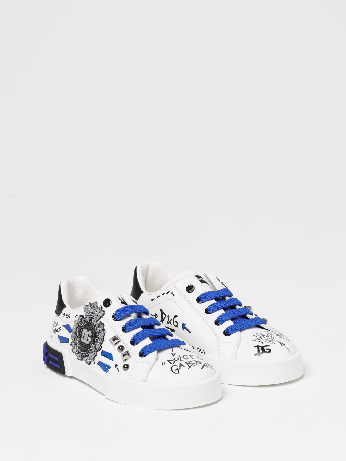 DOLCE & GABBANA ZAPATILLAS: Zapatos niños Dolce & Gabbana, Blanco - Img 2