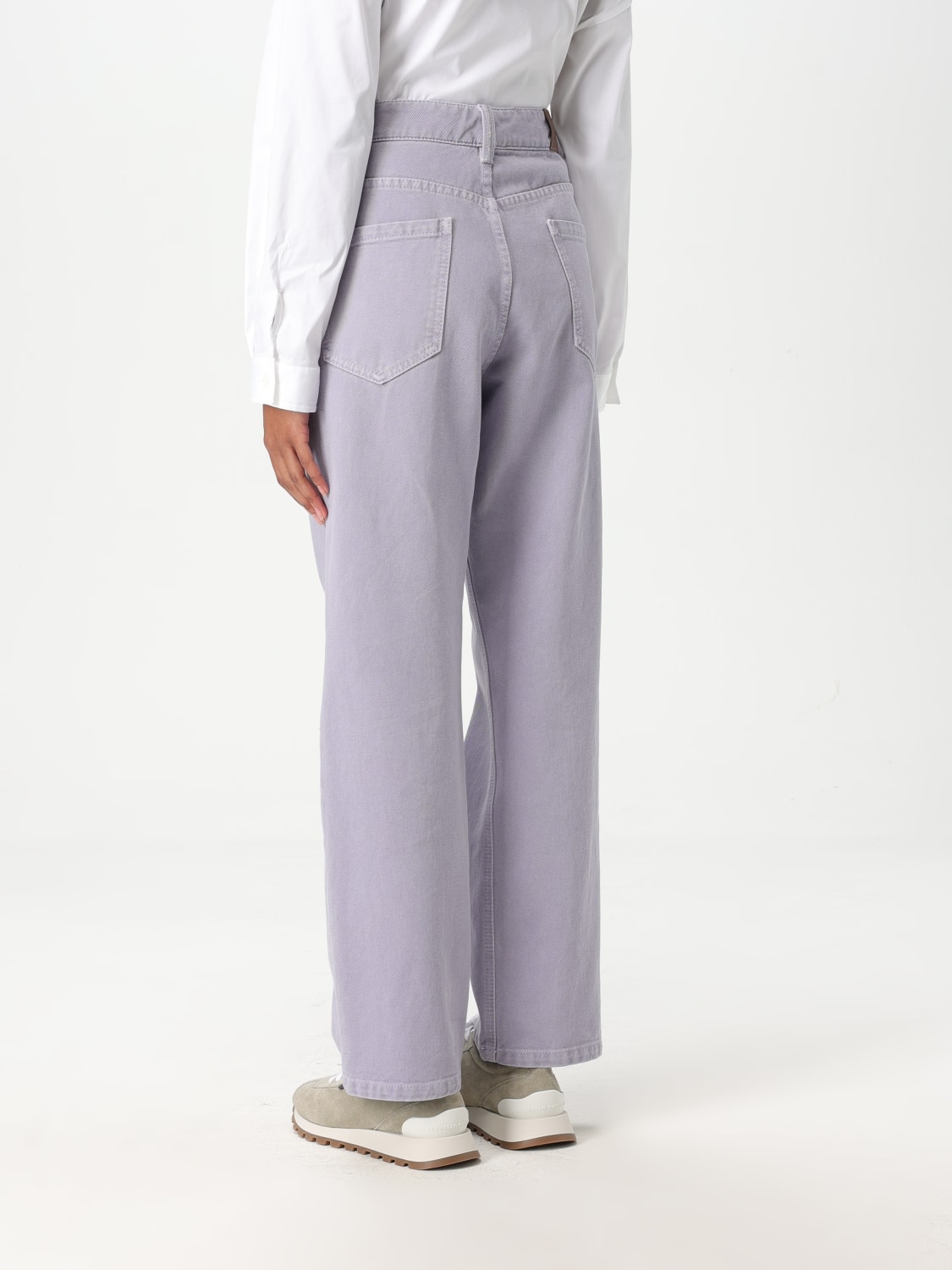 デニム・ジーパン BRUNELLO CUCINELLI Woman Jeans Violet M0H81P5758 BRUNELLO CUCINELLI: Pants woman - Violet | Brunello