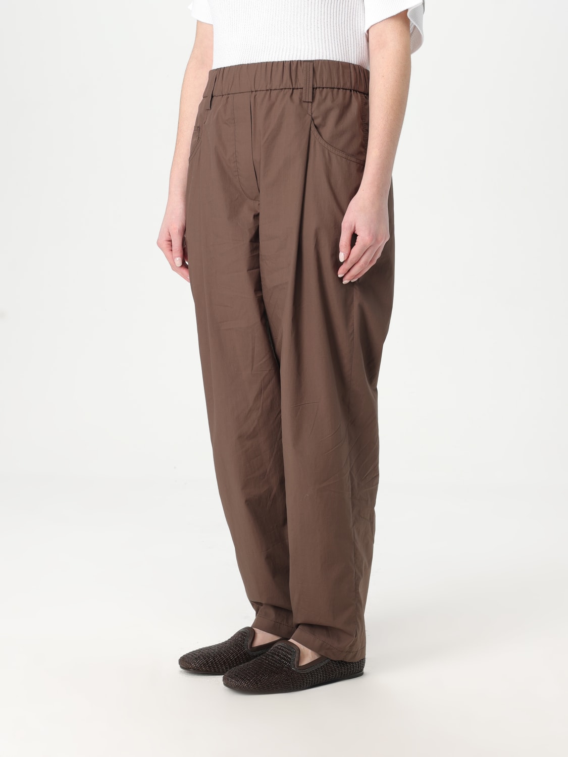 パンツ BRUNELLO CUCINELLI PANTS (M0H93P8907 C2874) BRUNELLO CUCINELLI: Pants woman - Cocoa | Brunello Cucinelli