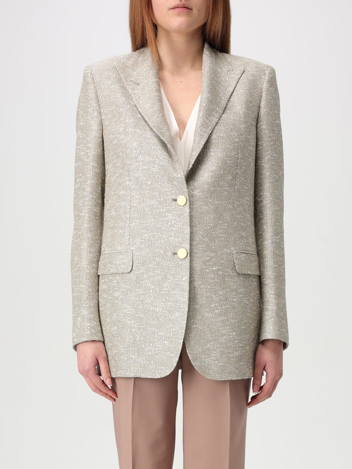 スーツ TAGLIATORE Women Jackets W24TAGLBEVERLY160058 p1373 grey OGIO - Women's Fusion Blazer – Threadfellows