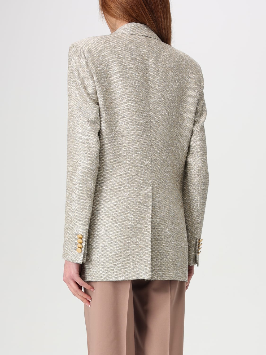 アウターその他 TAGLIATORE Woman Blazer Beige JBERTHA16B190014U A5070 Vince Womens SHRUNKEN BLAZER, OFF WHITE, 4 at Amazon Women's