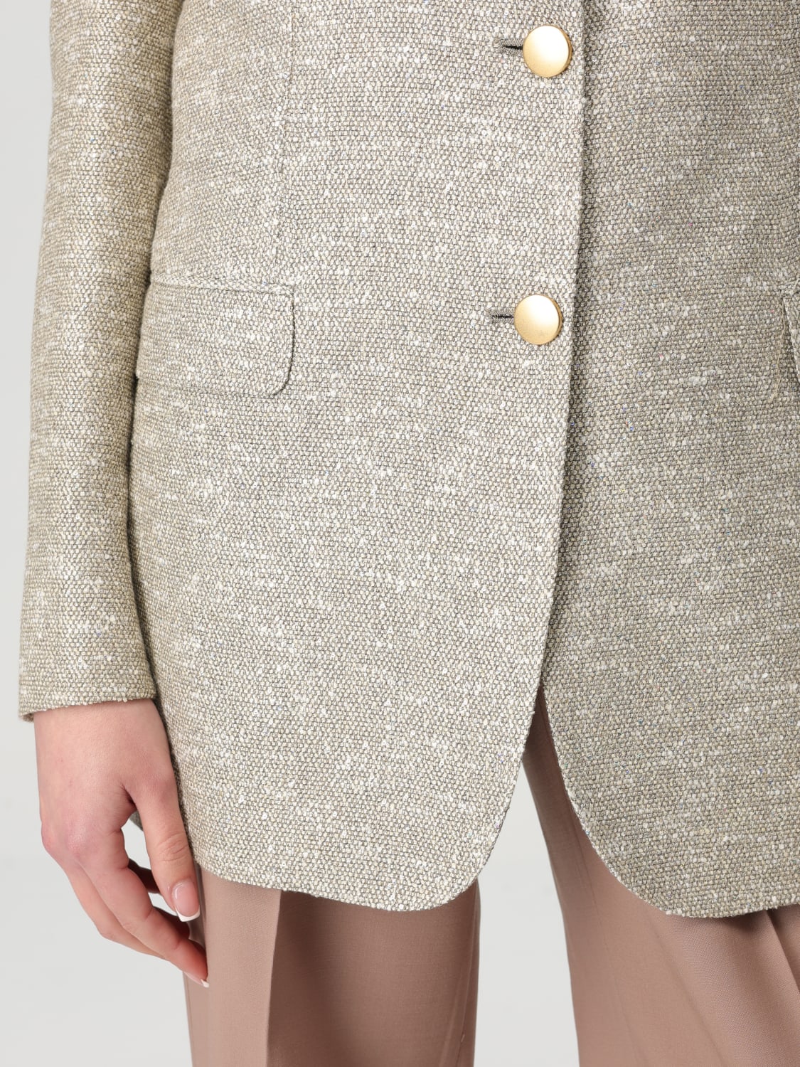 アウターその他 TAGLIATORE Woman Blazer Grey JBERTHA16B160064 T1292 TAGLIATORE: Blazer woman - Grey | Tagliatore blazer