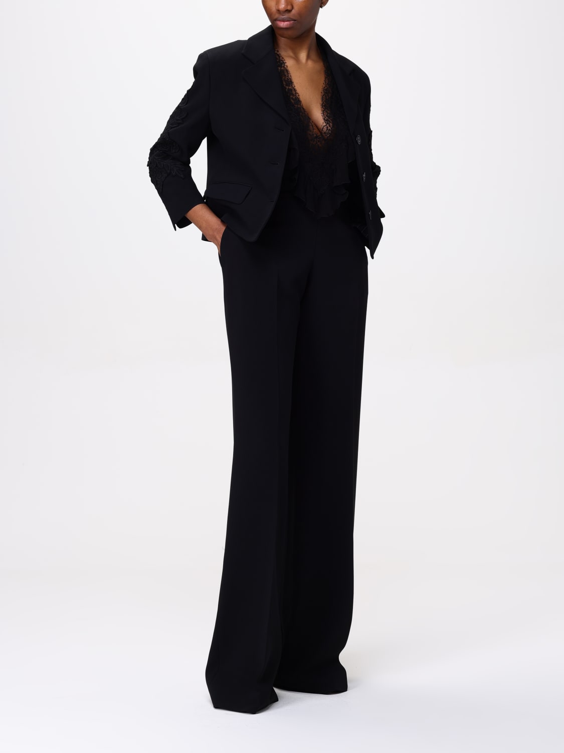 アウターその他 ERMANNO SCERVINO Woman Blazer Black D466I331IILM 95708 ERMANNO SCERVINO: Blazer woman - Black | Ermanno Scervino