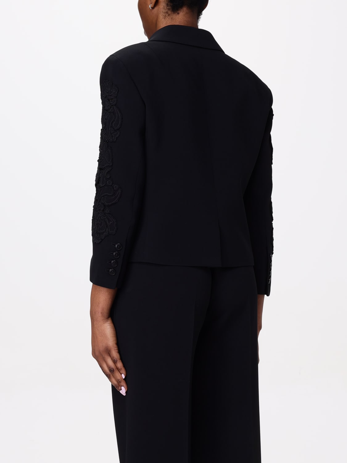 アウターその他 ERMANNO SCERVINO Woman Blazer Black D466I331IILM 95708 ERMANNO SCERVINO: Blazer woman - Black | Ermanno Scervino