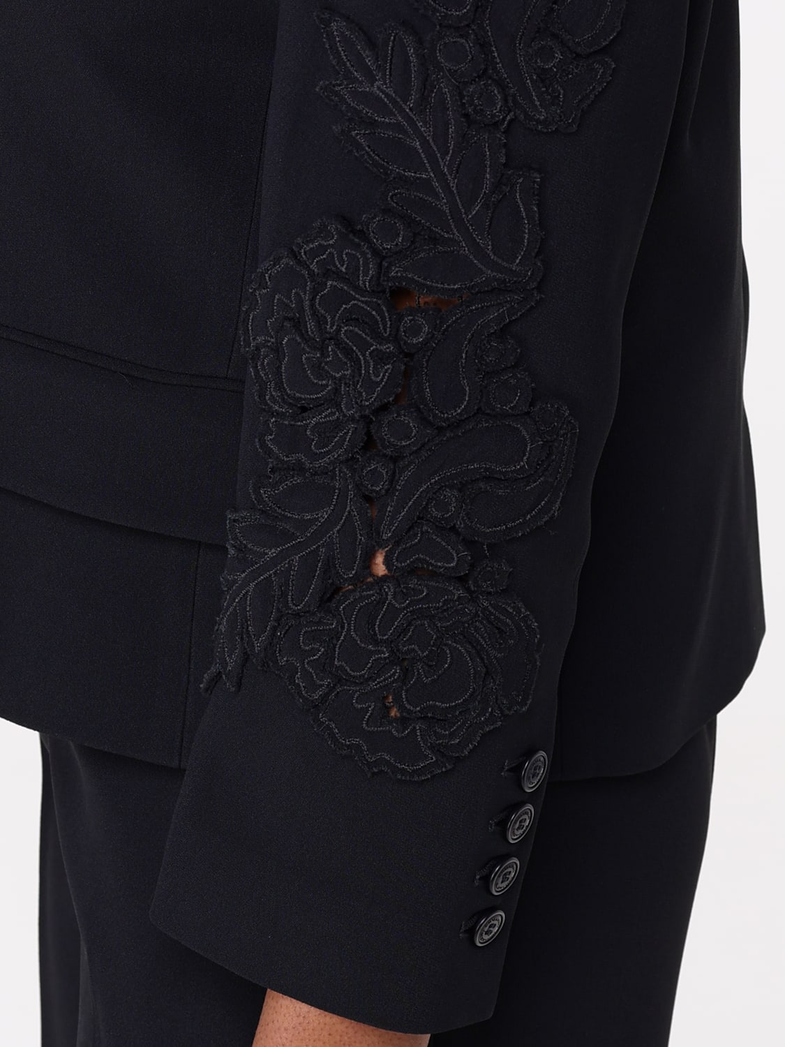 アウターその他 ERMANNO SCERVINO Woman Blazer Black D466I331IILM 95708 ERMANNO SCERVINO: Blazer woman - Black | Ermanno Scervino