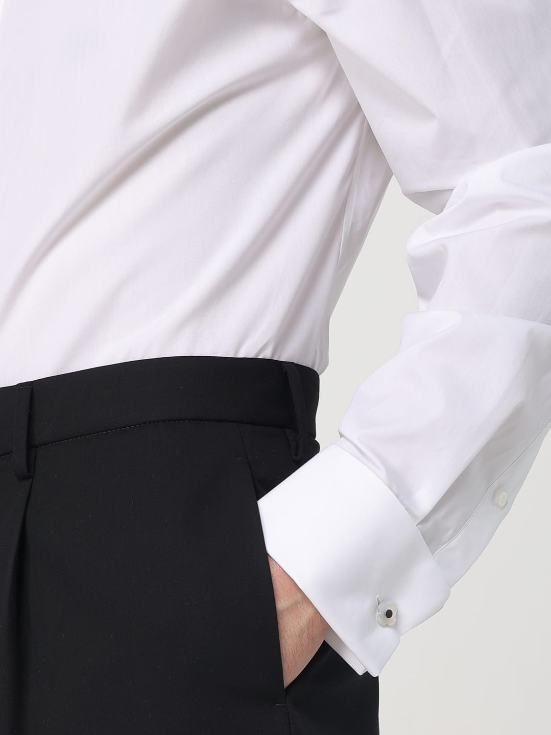 LARDINI SHIRT: Shirt men Lardini, White - Img 4