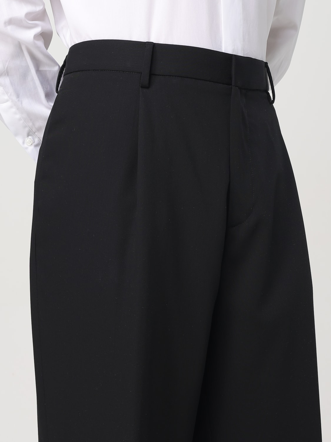 LARDINI パンツ: パンツ メンズ Lardini, ブラック - Img 4