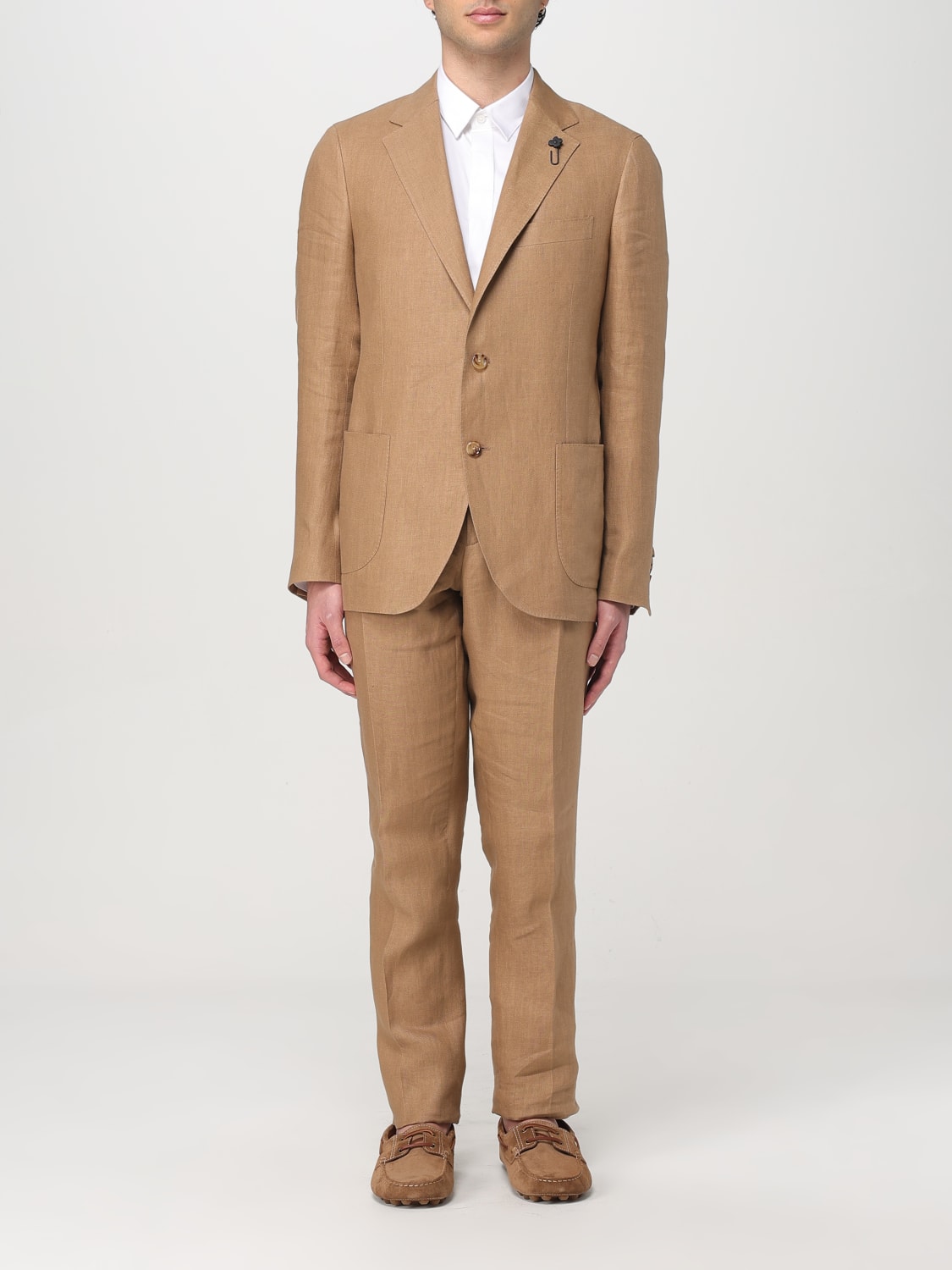 LARDINI SUIT: Suit men Lardini, Brown - Img 1