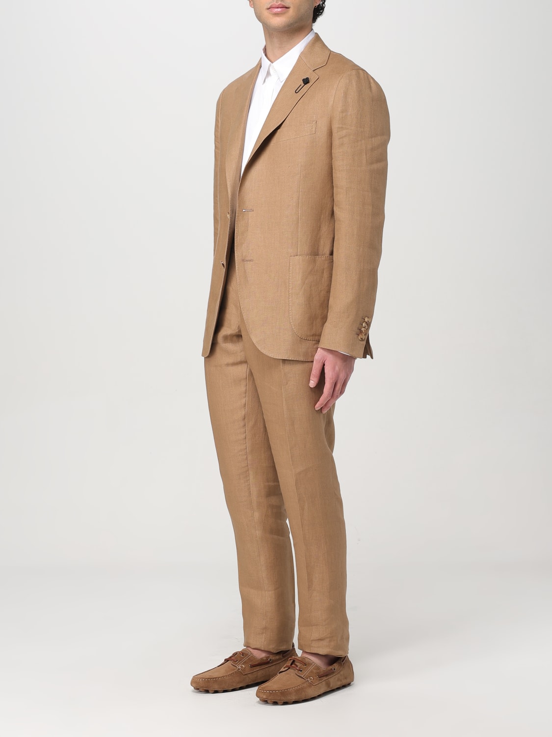 LARDINI SUIT: Suit men Lardini, Brown - Img 4