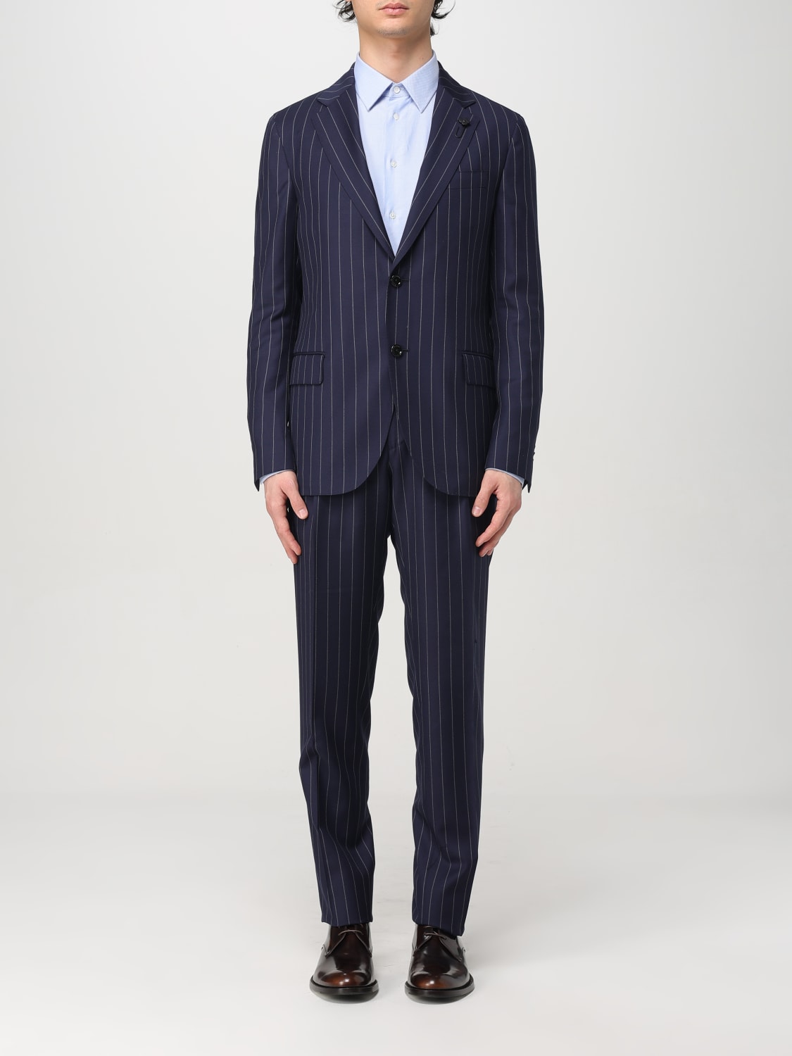 LARDINI SUIT: Suit men Lardini, Blue - Img 1