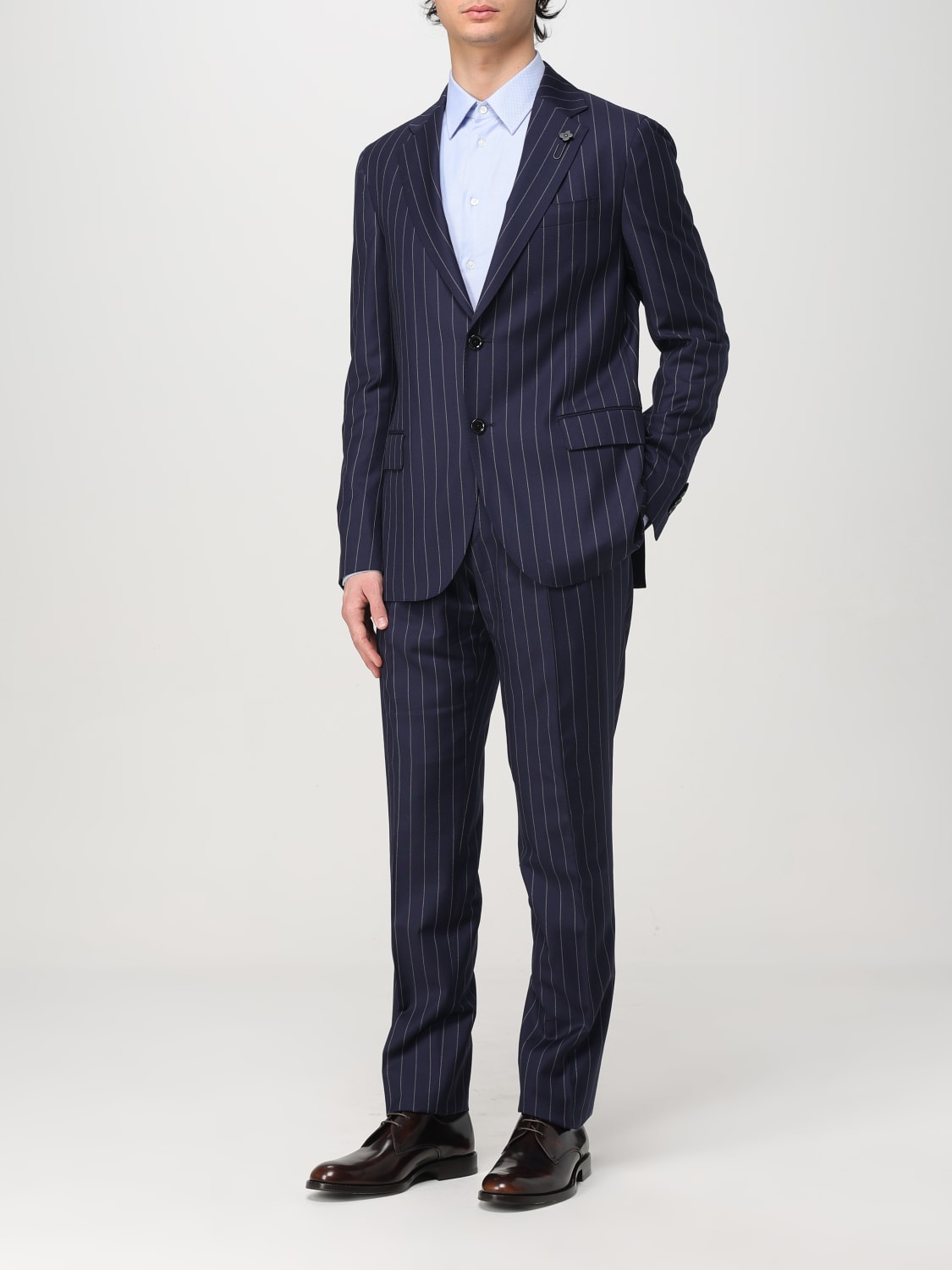 LARDINI SUIT: Suit men Lardini, Blue - Img 2