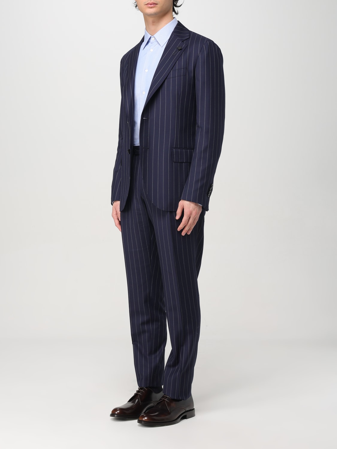 LARDINI SUIT: Suit men Lardini, Blue - Img 4