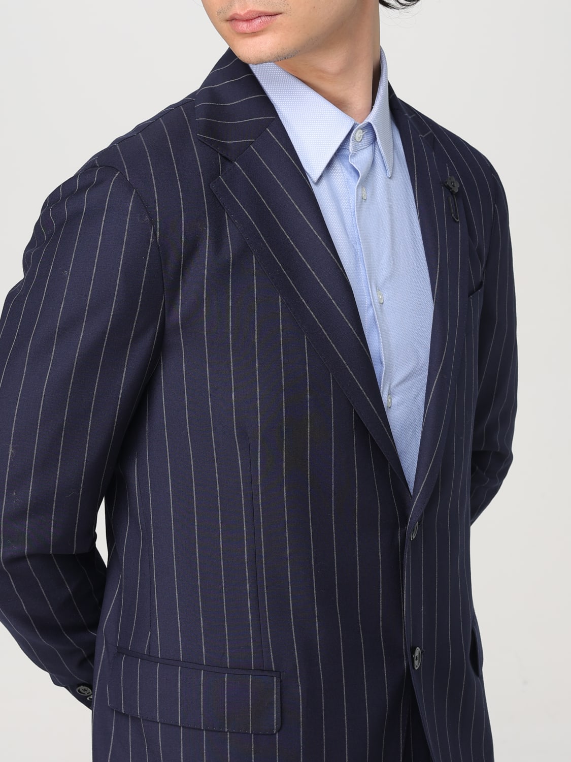 LARDINI SUIT: Suit men Lardini, Blue - Img 5