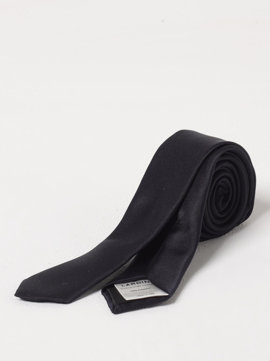 LARDINI CRAVATTA: Cravatta Lardini in raso, Blue - Img 1