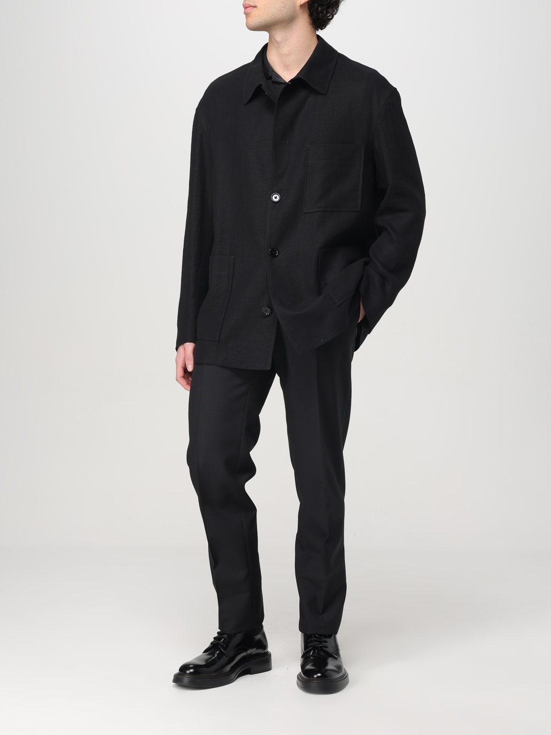 LARDINI HOSE: Hose herren Lardini, Schwarz - Img 2