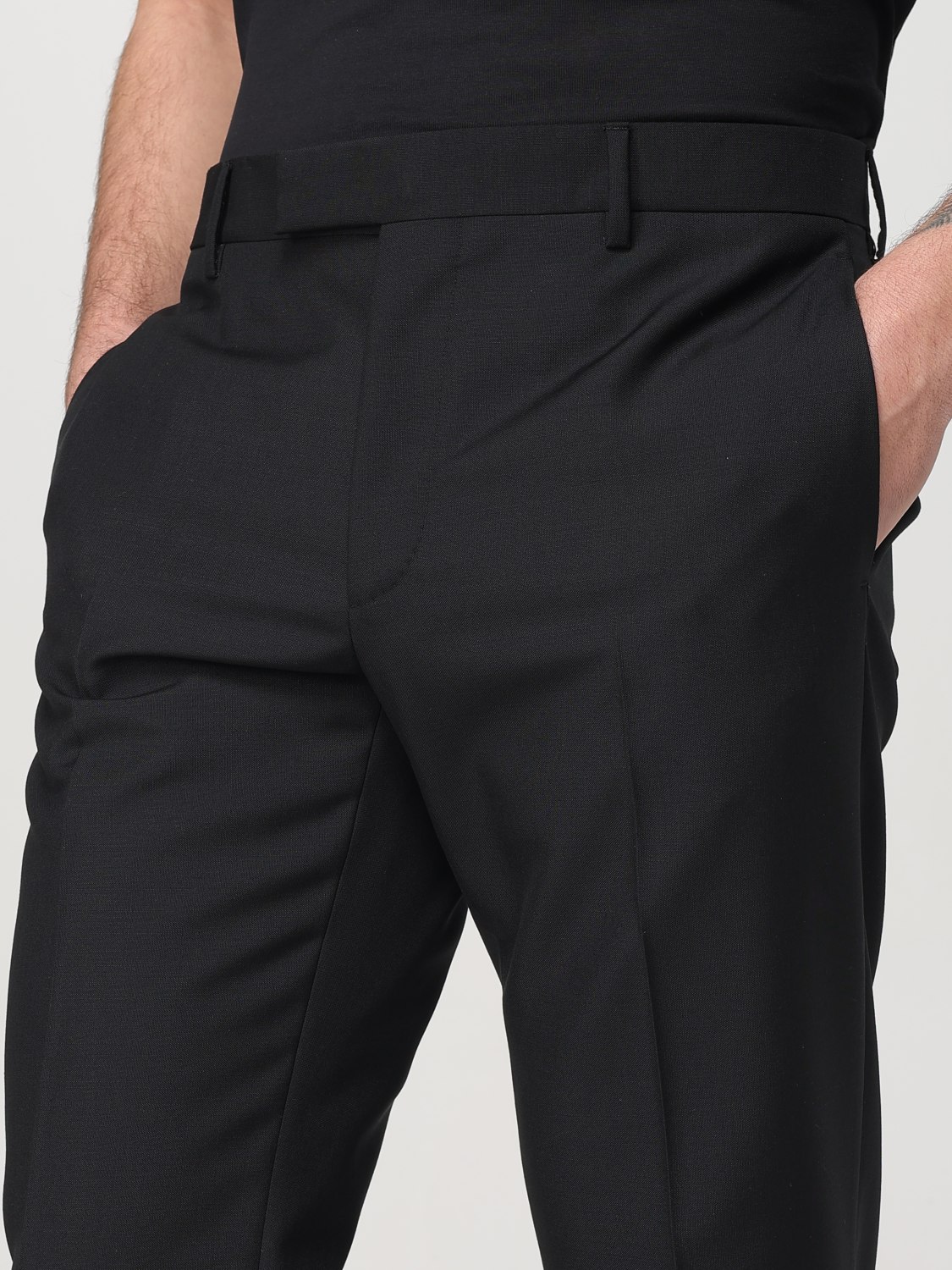 LARDINI HOSE: Hose herren Lardini, Schwarz - Img 4