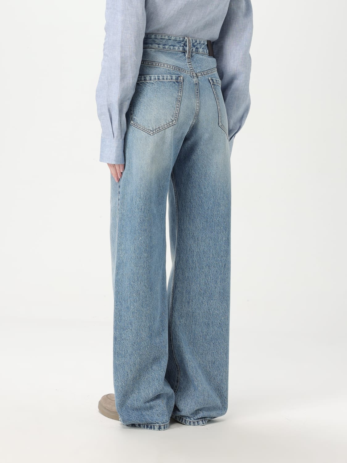 BRUNELLO CUCINELLI: Jeans woman - Blue | Brunello Cucinelli