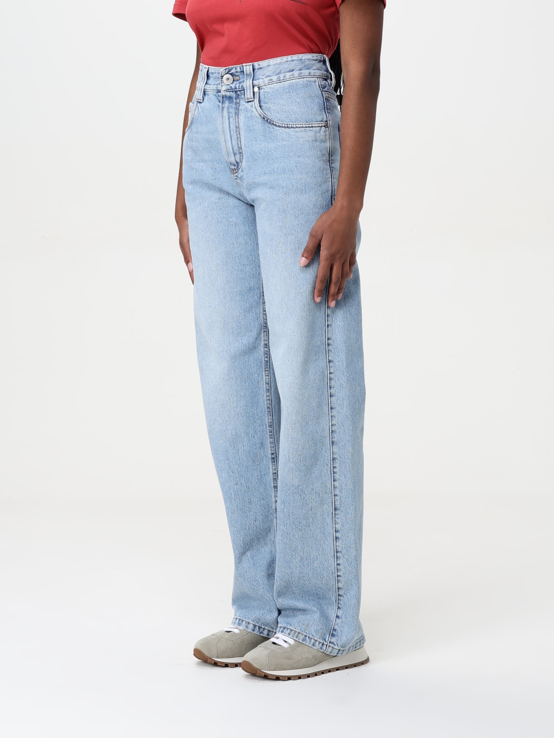デニム・ジーパン BRUNELLO CUCINELLI Woman Jeans Blue MA095P5565 C9012 Brunello Cucinelli Denim Jeans - Light Blue | MA095P5565C9012