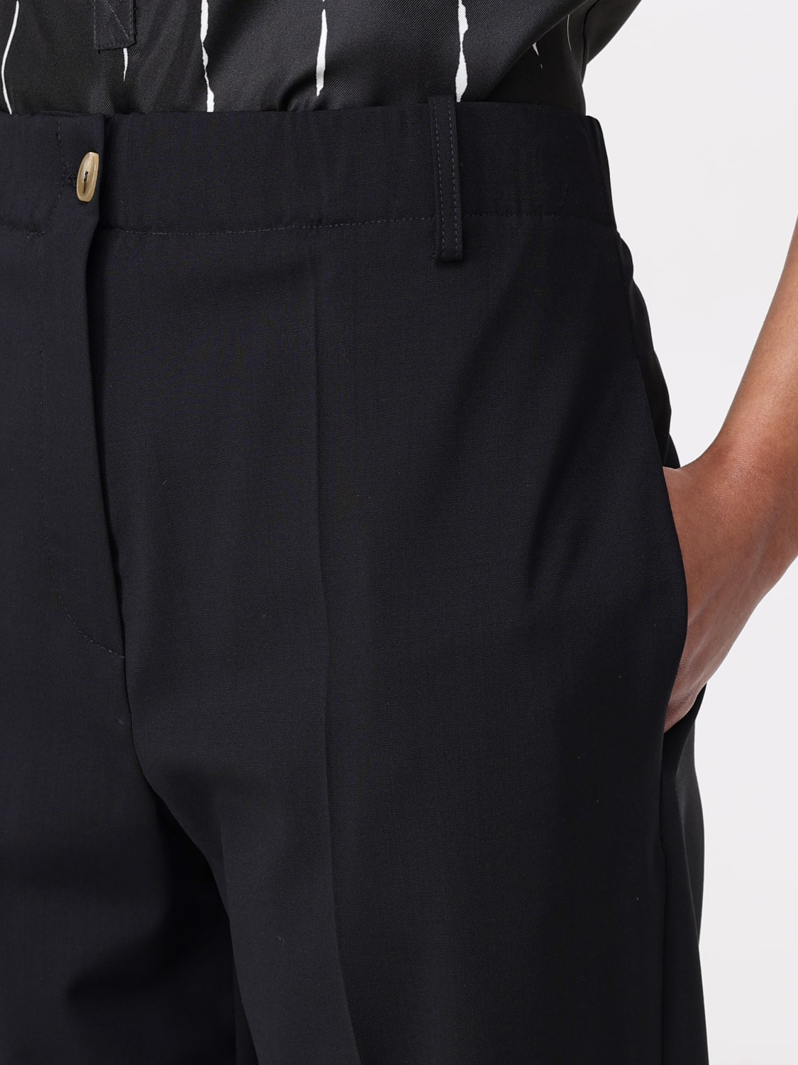 パンツ ALYSI Woman Pants Black 105156P5012 DONE ALYSI: Pants woman - Black | Alysi pants 105153P5014 online