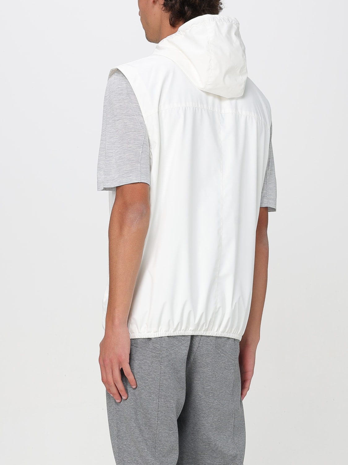 BRUNELLO CUCINELLI SUIT VEST: Jacket men Brunello Cucinelli, White - Img 3