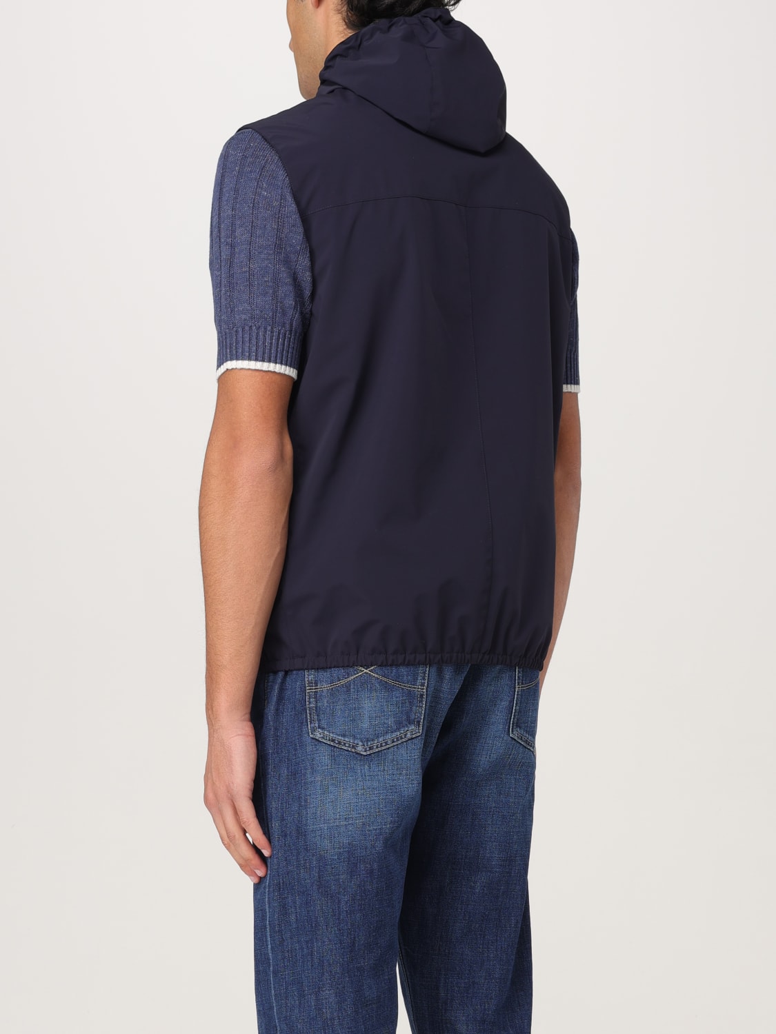 BRUNELLO CUCINELLI SUIT VEST: Jacket men Brunello Cucinelli, Navy - Img 3