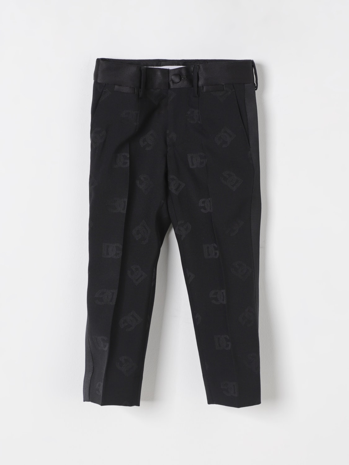 DOLCE & GABBANA PANTALONES: Pantalón niños Dolce & Gabbana, Negro - Img 1