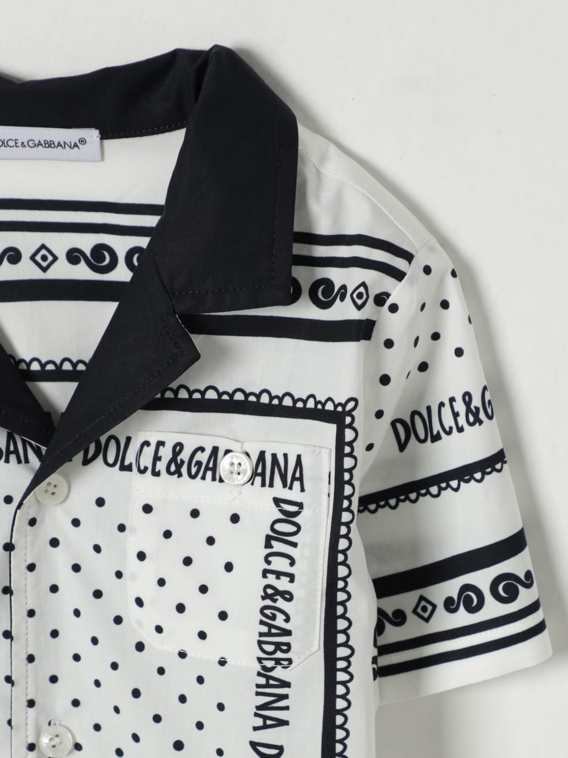 DOLCE & GABBANA SHIRT: Shirt kids Dolce & Gabbana, White - Img 3