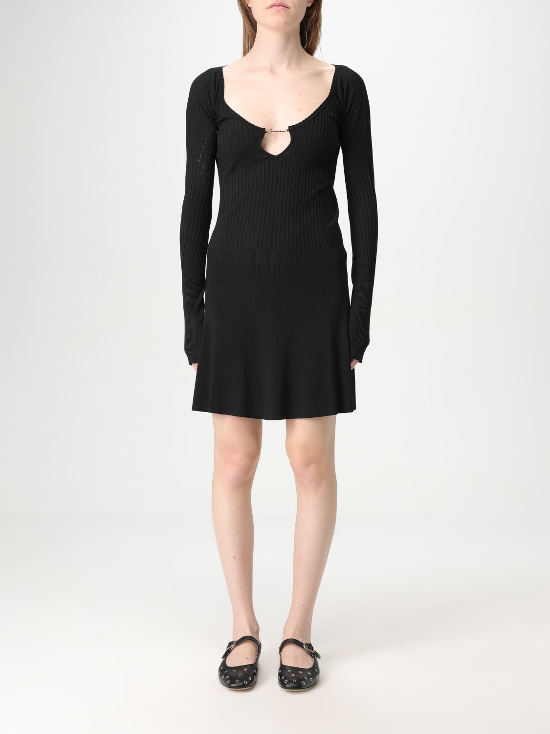 JACQUEMUS: Dress woman - Black | Jacquemus dress