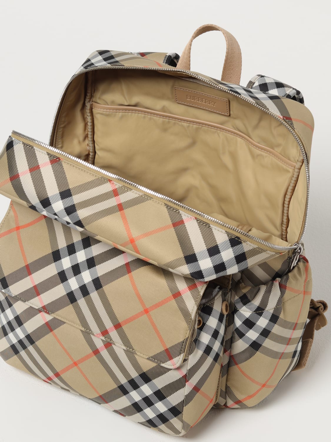 BURBERRY RUCKSACK: Umhänge kinder Burberry, Beige - Img 4