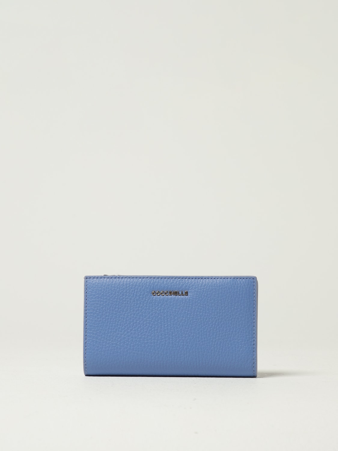 COCCINELLE WALLET: Wallet woman Coccinelle, Gnawed Blue - Img 1