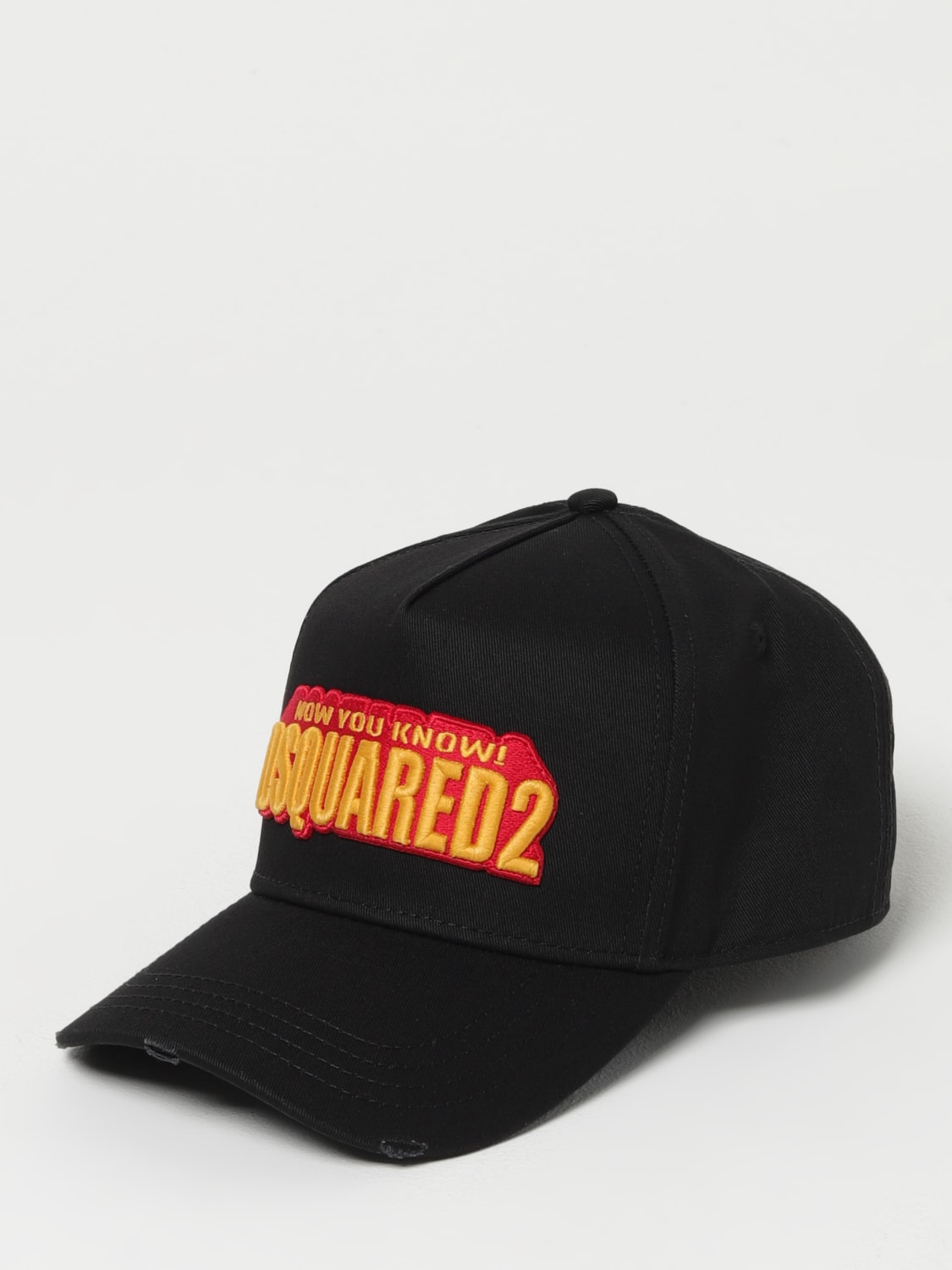 DSQUARED2 HAT: Hat men Dsquared2, Black - Img 1
